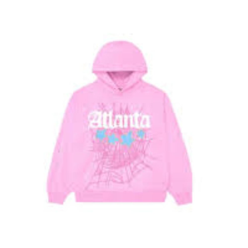Sp5der Atlanta Pink hoodie